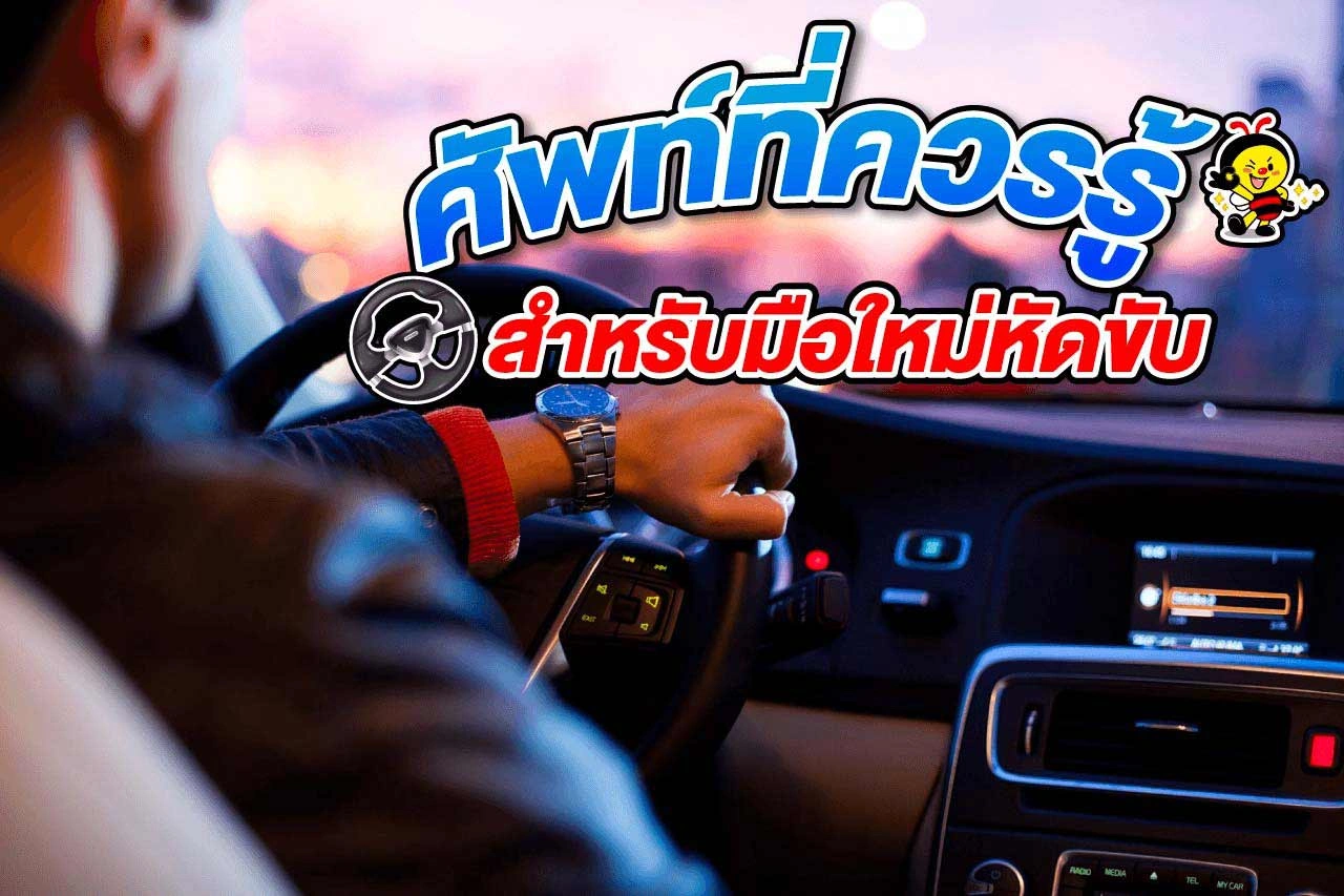 ศัพท์ที่ควรรู้สำหรับมือใหม่หัดขับ