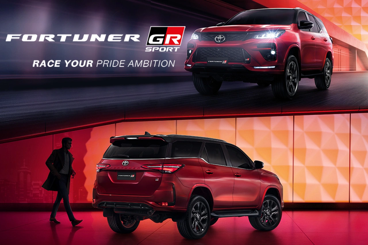 NEW! FORTUNER GR SPORT - RACE YOUR PRIDE AMBITION