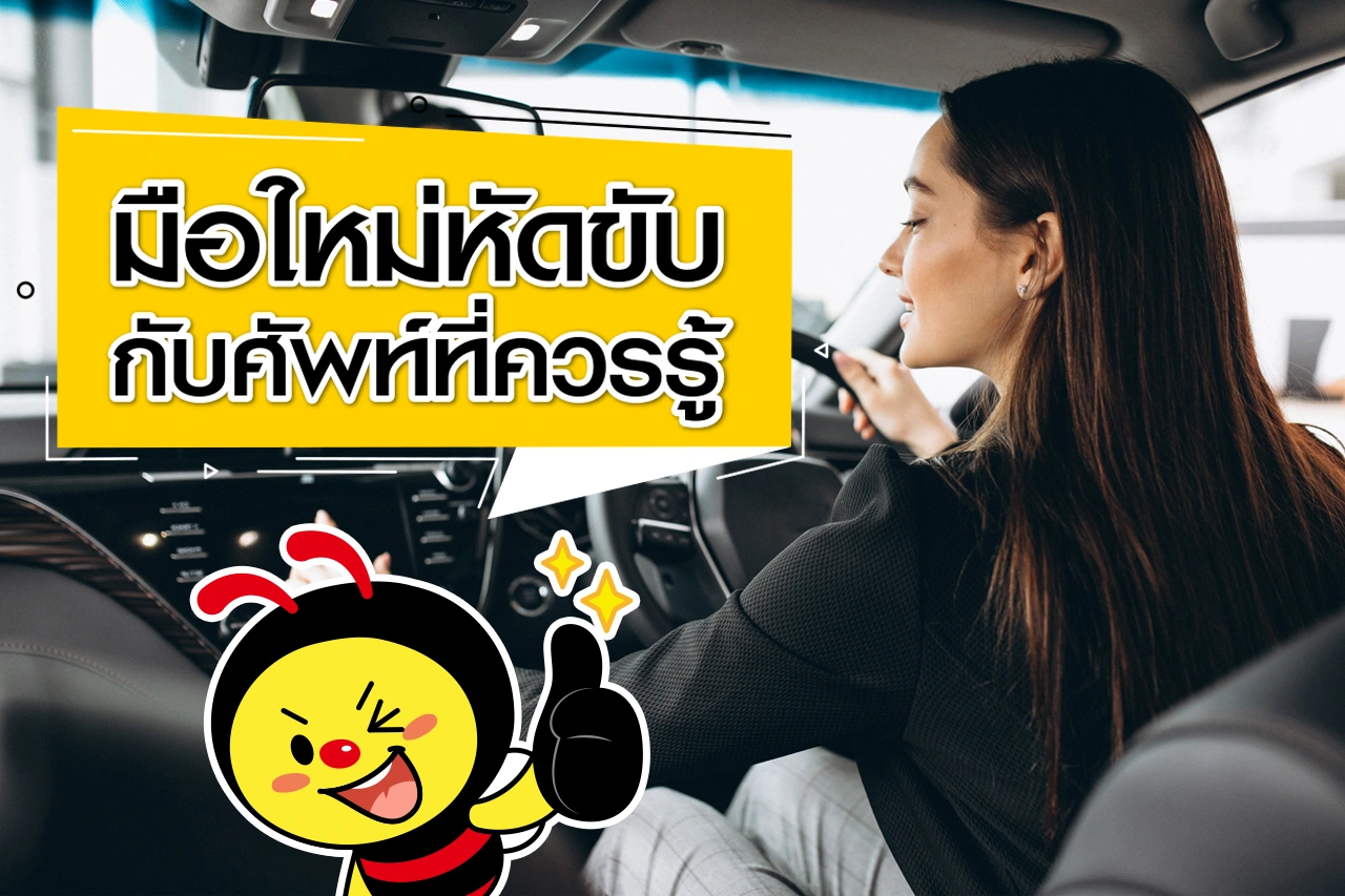 มือใหม่หัดขับกับศัพท์ที่ควรรู้