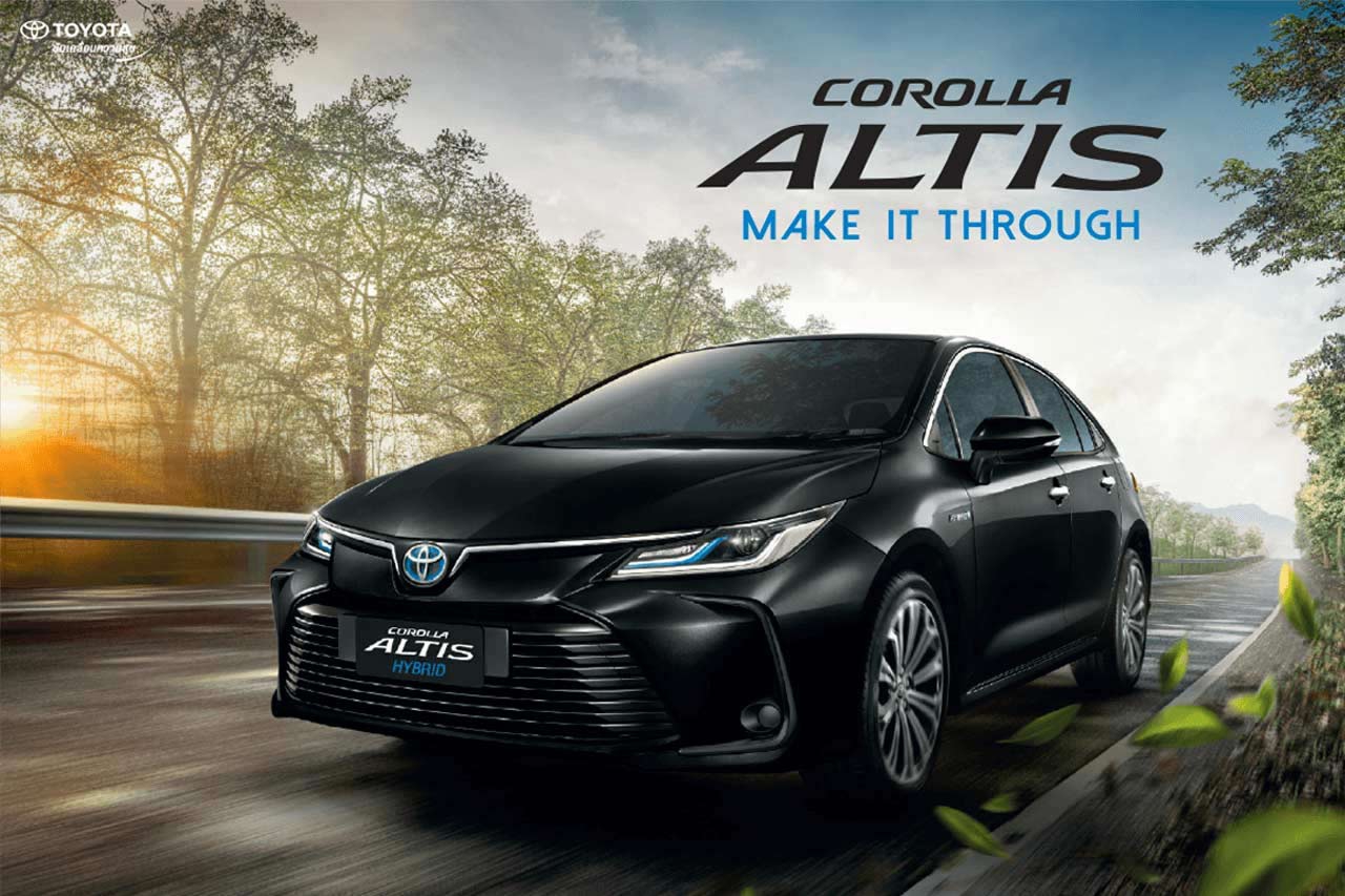  TOYOTA  NEW COROLLA  ALTIS  MY 2022  MAKE IT THROUGH 