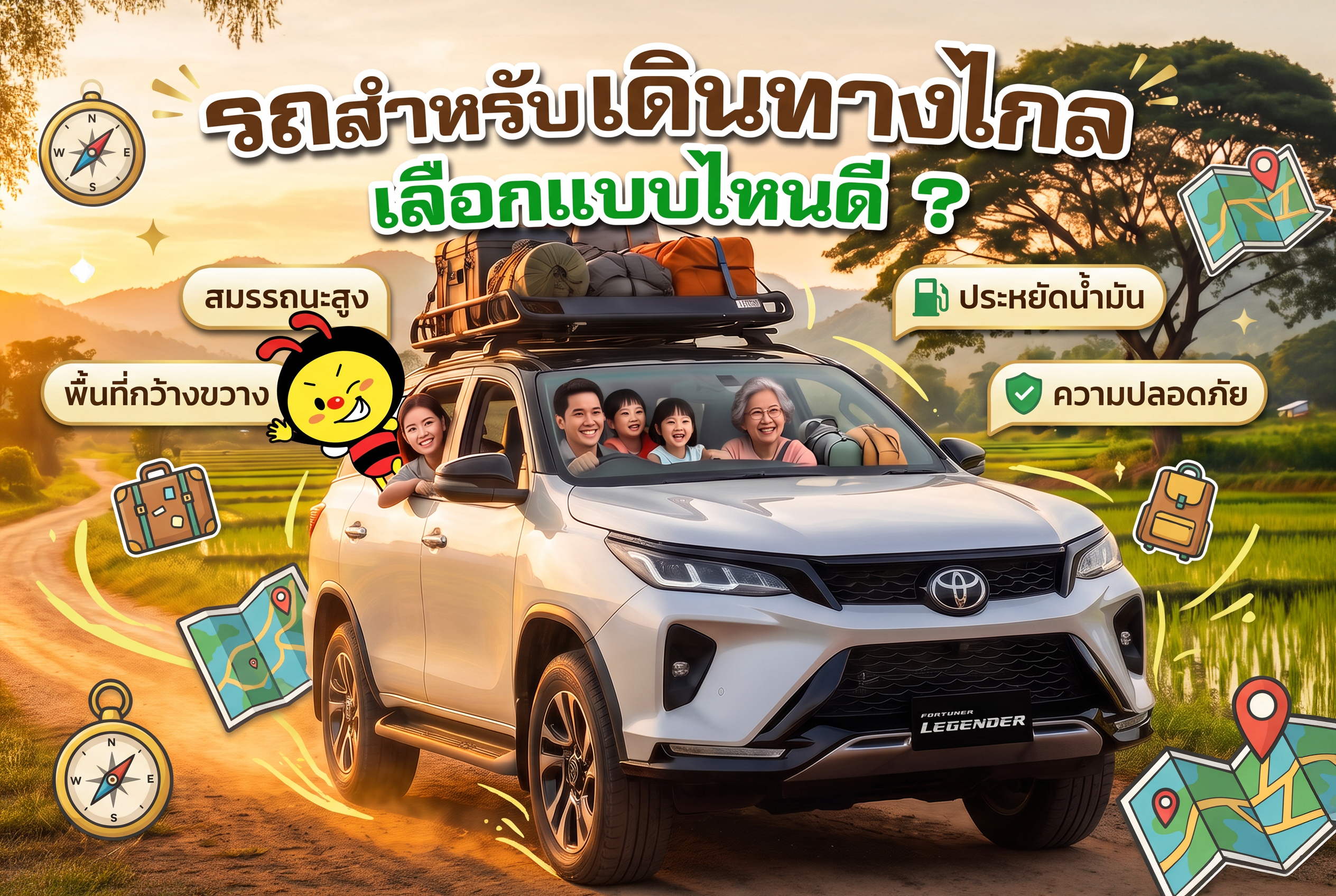 รถครอบครัวควรเลือกแบบไหน? 