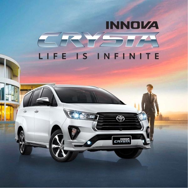 Toyota Buzz | Innova CRYSTA Life is infinite